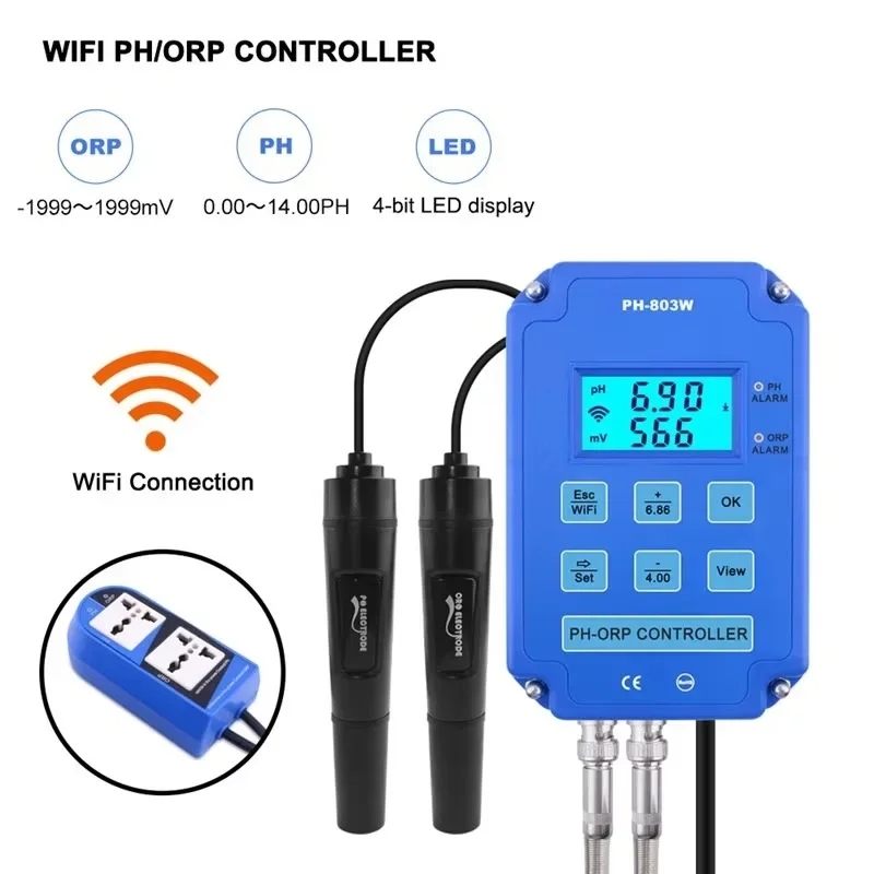 Controlador Digital 2&1 PH ORP - Thermometer Digital avaliação e preço
